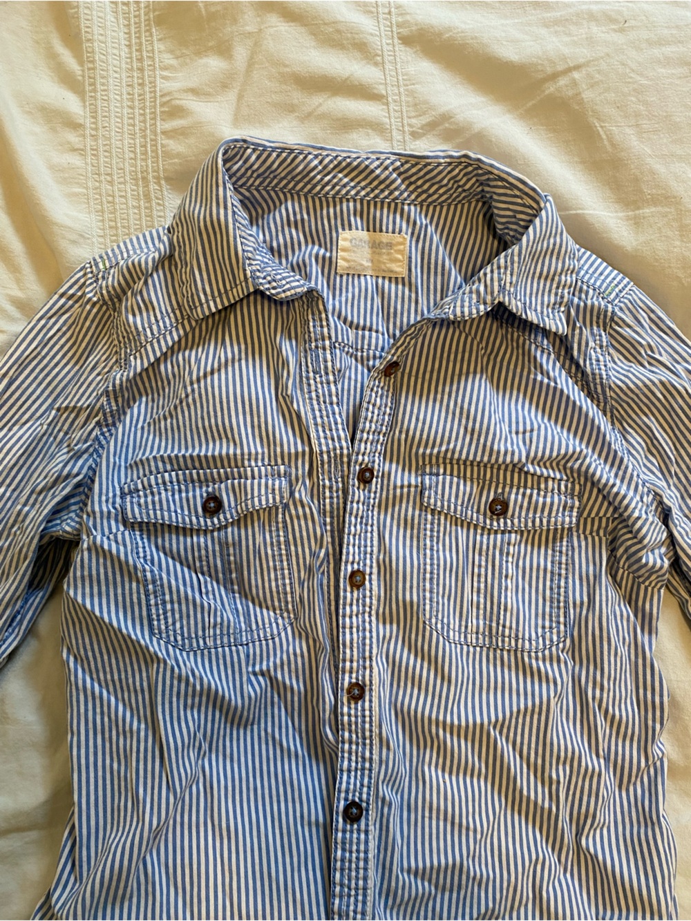 Y2K garage striped fitted top - Picture 2 of 3